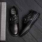 Чоловічі шкіряні туфлі Kristan black, фото 8