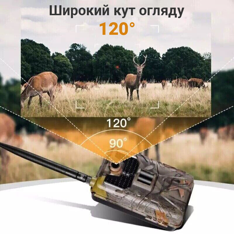 Фотоловушка, охотничья камера Suntek HC-900LTE, 4G, SMS, MMS - фото 4 - id-p1248979631