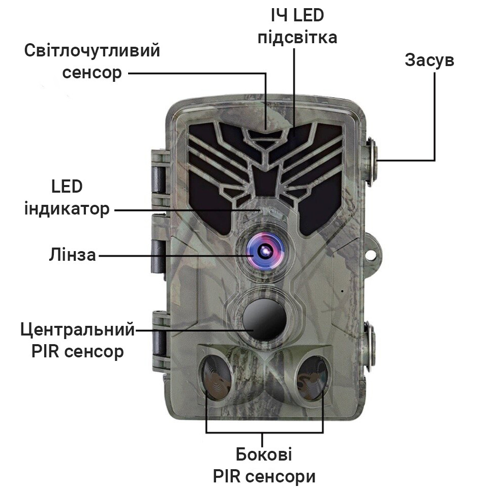 Фотоловушка, охотничья камера Suntek HC-810A, базовая, без модема - фото 2 - id-p1248979634