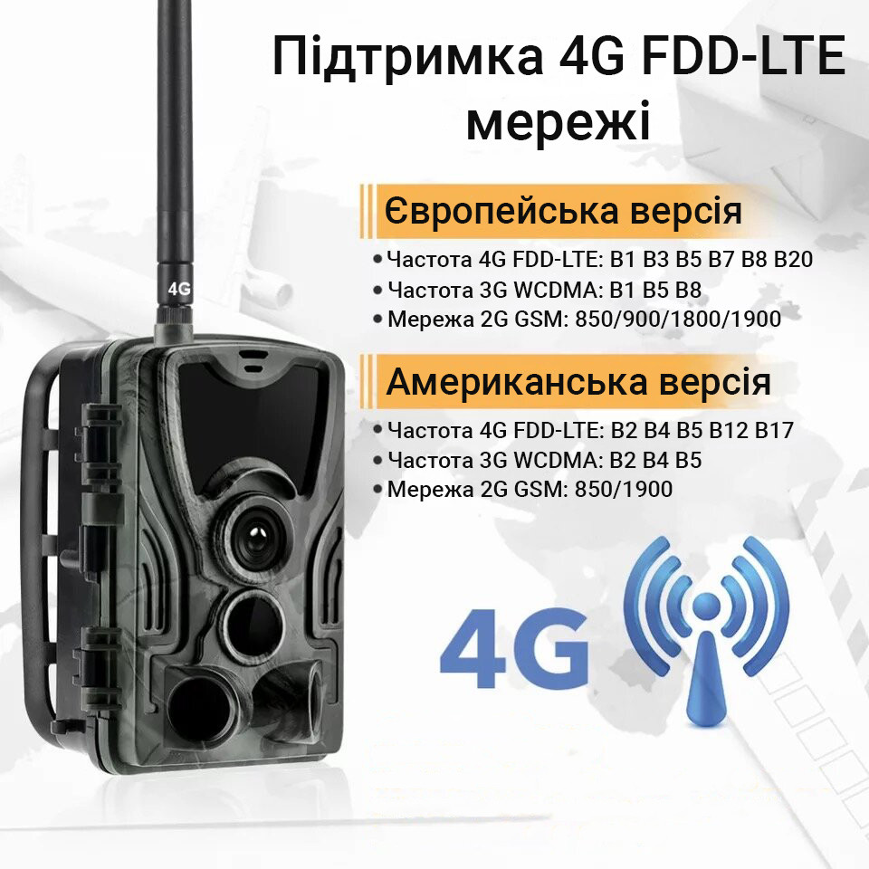 Фотоловушка, охотничья камера Suntek HC-801LTE, 4G, SMS, MMS - фото 2 - id-p1248979640