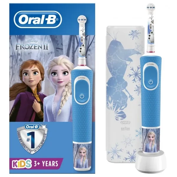 Електрична зубна щітка Braun ORAL-B щітка 3+ D100.413.2 KX Frozen II 3710
