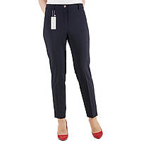 Женские брюки деловая классика темно-синий меланж