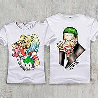 Парні футболки з принтом "Харлі Квінн і Джокер" Push IT