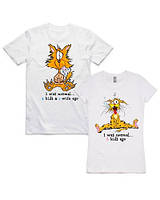 Парні футболки з принтом "I was normal" " Push IT