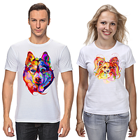 Парні футболки з принтом "Наші друзі" Push IT