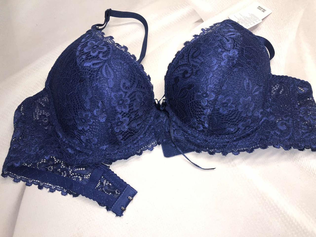 Бюстгальтер мереживної синій M.S. Sweet чашка В, фото 1
