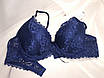 Бюстгальтер мереживної синій M.S. Sweet чашка В, фото 2