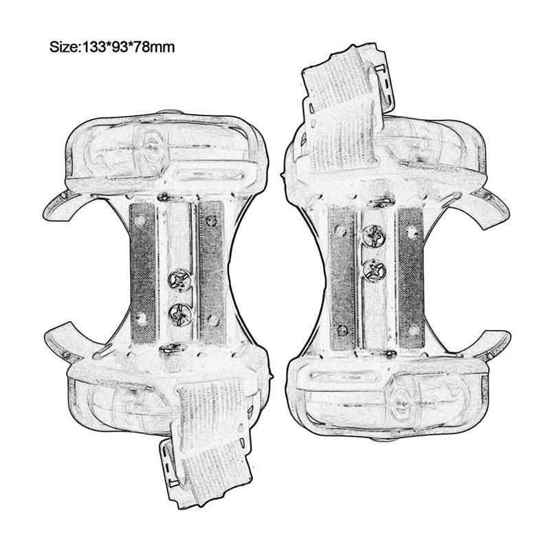 Накладные ролики на обувь Small whirlwind pulley Оранжевые, flashing roller ролики на обувь (TS) - фото 6 - id-p893839909