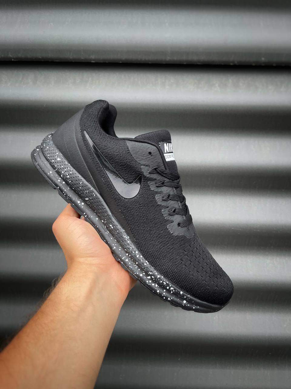 Кросівки чоловічі чорні Nike Zoom Pegasus (06688)
