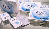 Мягкие дышащие контактные линзы третьего поколения O2O2 -1.75 -1.5