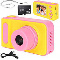Дитячий цифровий фотоапарат Summer Vacation Cam фотокамера відеокамера для дитини та дітей побутової