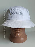 Панама стильна брендова молодіжна коттонова чоловіча сезон Весна Літо Осінь логотип Columbia біла