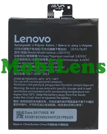 Lenovo PB2-650M, Phab 2, PB2-670M, L16D1P32 Акумулятор, фото 1