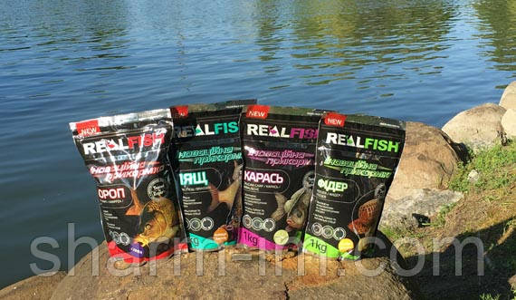 Прикорм RealFish Карась Часник 1000 г, фото 3