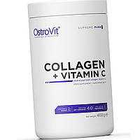 Колаген із вітаміном С OstroVit Collagen + Vitamin C 400 г без смаку