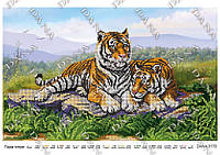 Схема для вышивки Пара тигров
