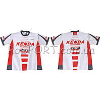 Велосипедна футболка Kenda Rad301 білий (A-PZ-0234) M