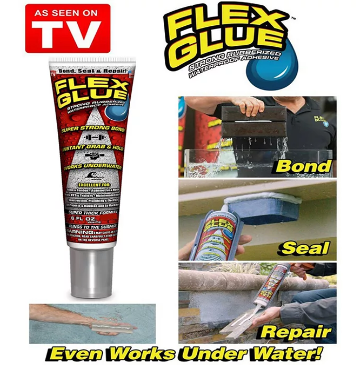 Водостійкий клей універсальний Flex glue | Клей сильної фіксації