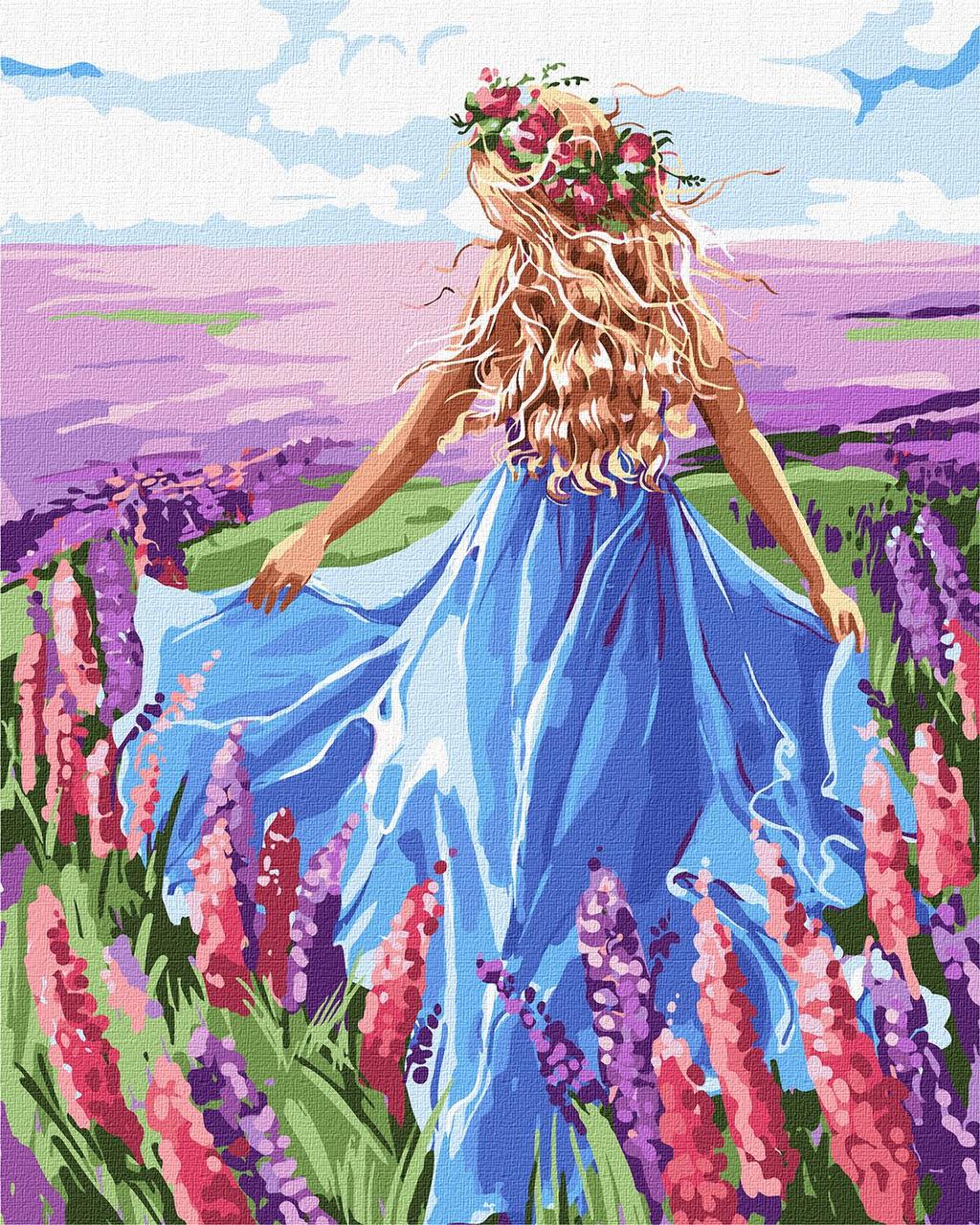 Картина по номерам. "Наодинці з думками" 40*50 см KHO4834