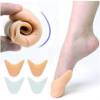 Балетки, пуанти силіконові. Вкладиші. Для переднього відділу стопи. Бежевий.