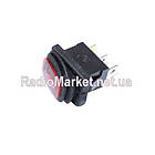 Перемикач  Daier KCD1-2-101NW RD, 3pin