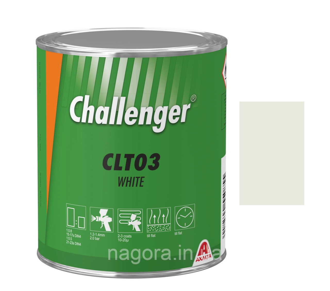 Тонер Challenger Basecoat CLT03 White (1л) - фото 1 - id-p1597782452