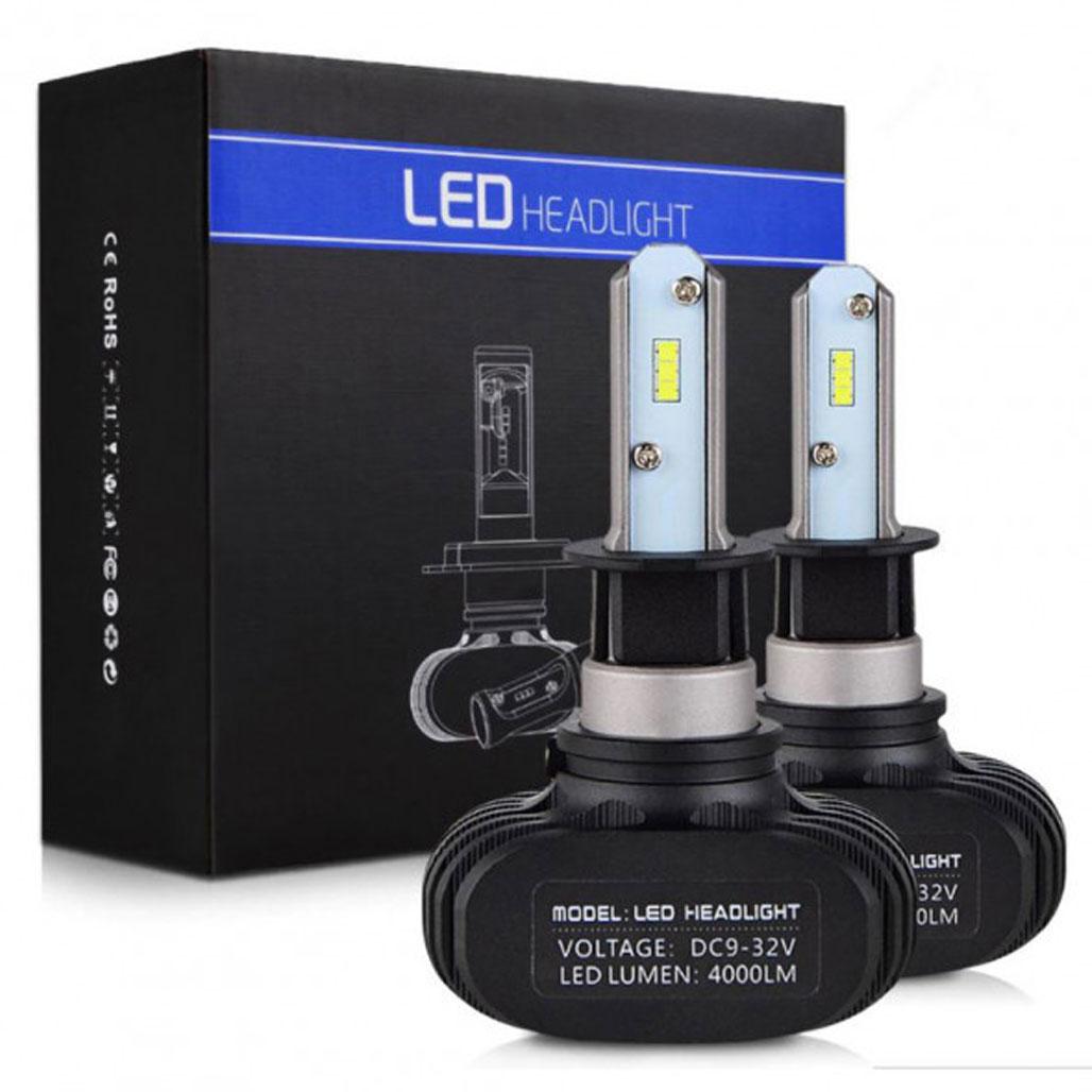Комплект автомобільних LED ламп S1 H7 / Світлодіодні лампи HeadLight