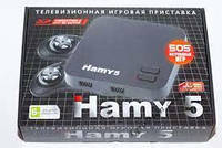 Детская игровая приставка, игровая консоль двухсистемная 8 bit + 16 bit Sega + Dendy, Hamy 5 HDMI
