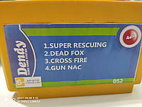 Игровой картридж, сборник игр на Dendy 4IN1 052 (Super rescuing, Gun Nac, Dead