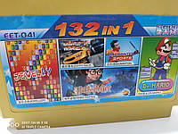 Игровой картридж, сборник игр на Dendy многоигровка EET-041 132IN1
