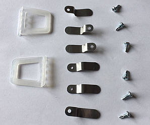 Кріплення москітної сітки внутрішньої VIP з ручками під закатування силікон для трикамерного профілю