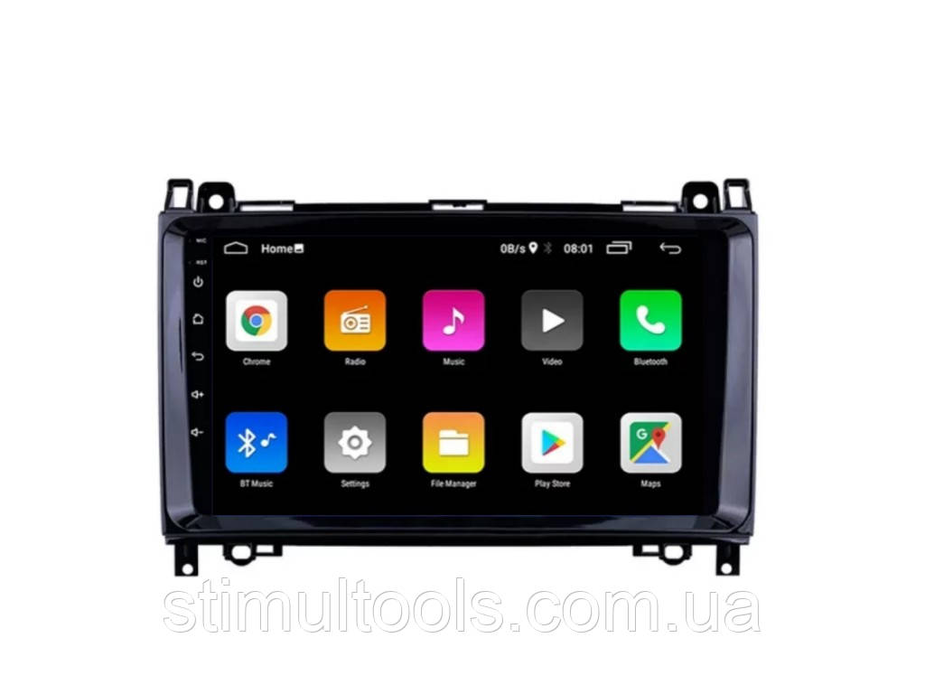 Штатна магнітола Mercedes Vito/Viano 2009-2017 Sprinter 2009-2015 B200 2008-2011 Android 10, фото 1