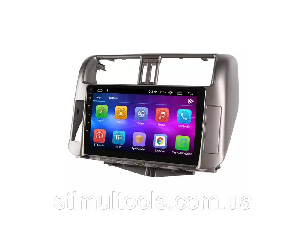 Штатна Автомагнітола Toyota Prado 150 2009-2013 Android 10.1 Екран 9" Пам'ять 4/16 Гб,4/32 гб, фото 1