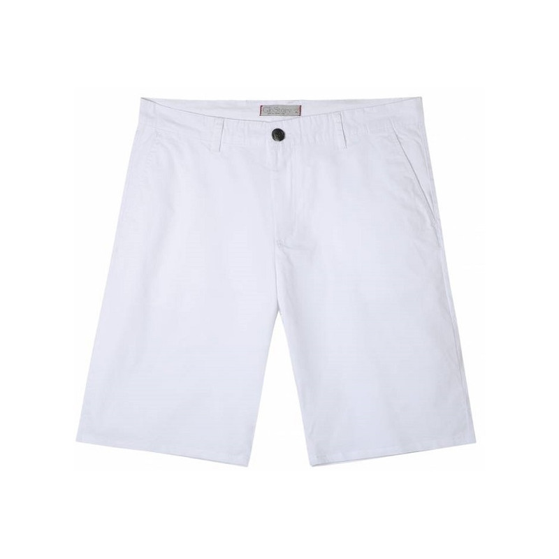 Чоловічі білі класичні шорти бермуди, фото 1