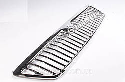 Решітка радіатора Газель (хромована) новий зразок (виробництво Карболіт ОАО)