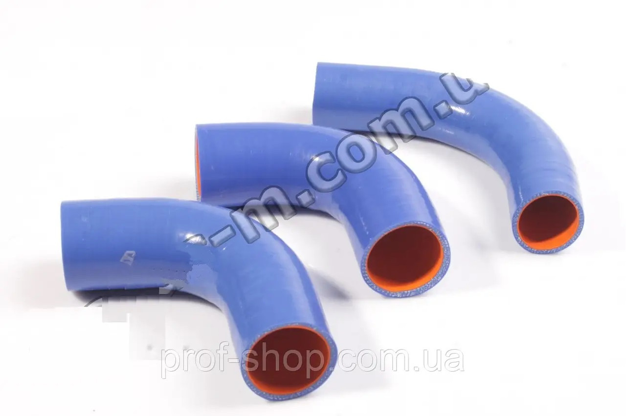 Патрубок радиатора УАЗ 469, 452 (дв.90 л.с.) комплект 3шт (силикон ...