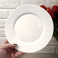 Плоская десертная круглая тарелка из стеклокерамики Bormioli Toledo 20 см