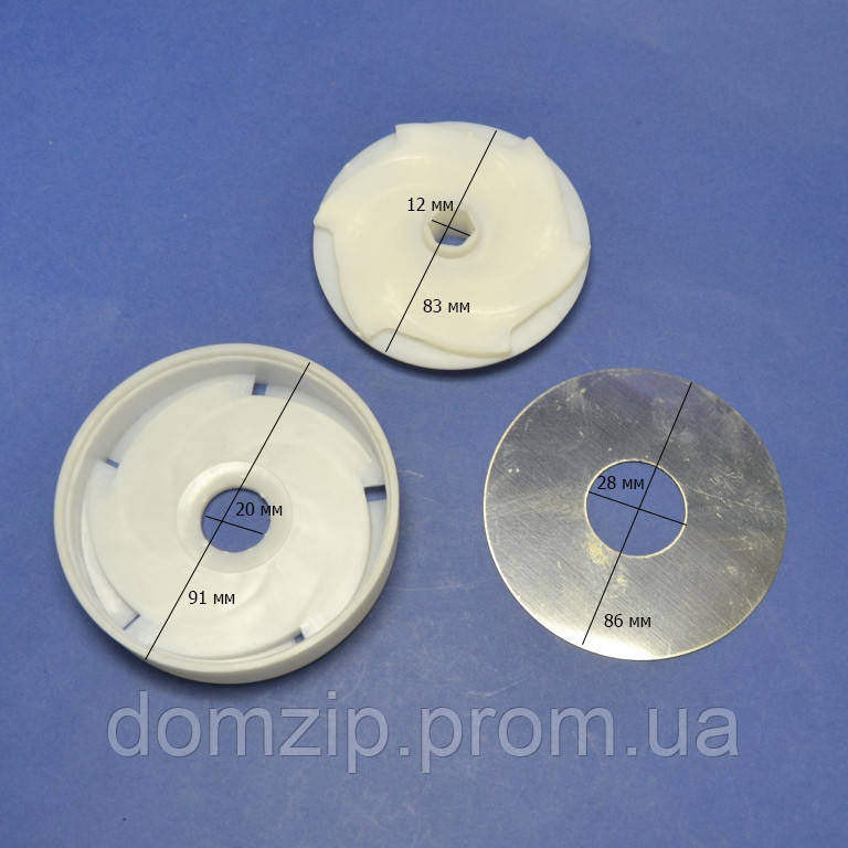 Крыльчатка в сборе для погружного насоса Водолей БЦПЭ 0.5 (ID ...