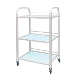 Косметологічна візок для косметолога столик маніпуляційний стоматологічний білий LV-S8 white