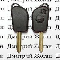 Корпус автоключа Peugeot Partner (Пежо Партнер) 2 кнопки, лезвие SX9