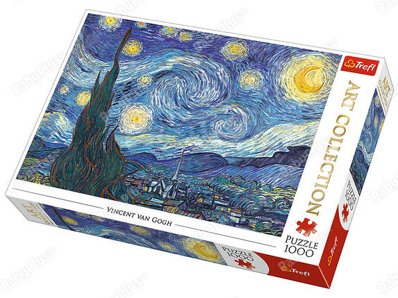 Пазл 1000 - The Story Night, Vincent van Gogh / Зоряна Ніч (Art Collection), фото 2
