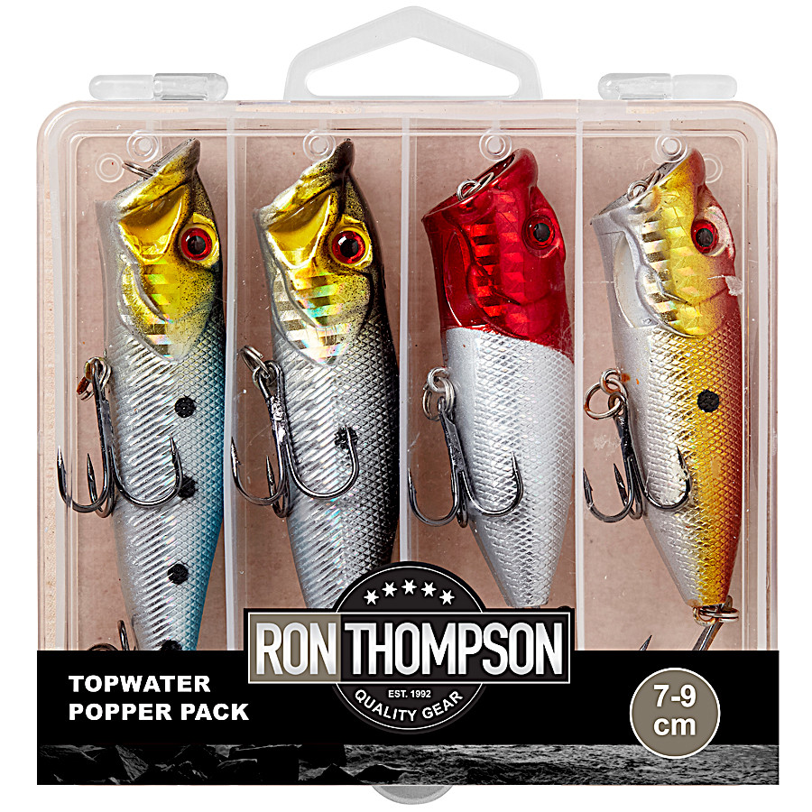 Набір воблерів у коробці DAM Topwater Popper 70-90 мм 11-13 гр 4 шт.