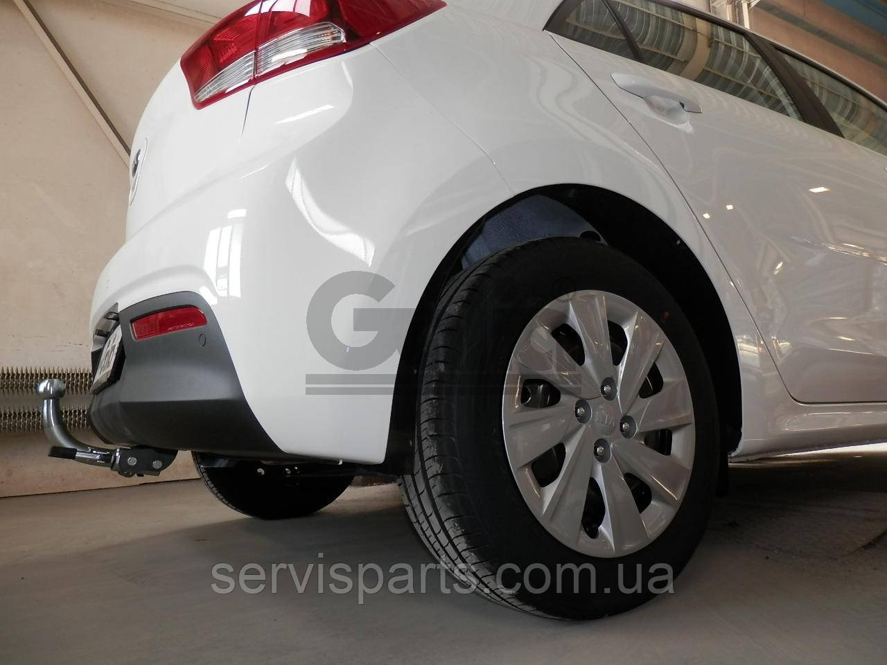 Оцинкованный фаркоп для Kia Rio хэтчбек 2016- Киа Рио (Киа Рио) - фото 6 - id-p16446881