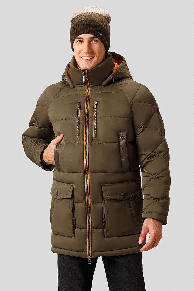 Чоловіча пухова парка Finn Flare W18-42003-905 зелена S