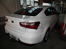 Фаркоп Kia Rio 3 седан 2011-2017 (Кіа Ріо 3) без підрізу бампера, фото 6