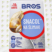 BROS Препарат против улиток (слизней) Snacol 3gb, 1кг (+100г)