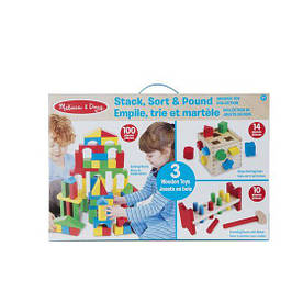 МЕГА-набір "Кубики/Сортер/Стучалка" Melissa&Doug MD93685