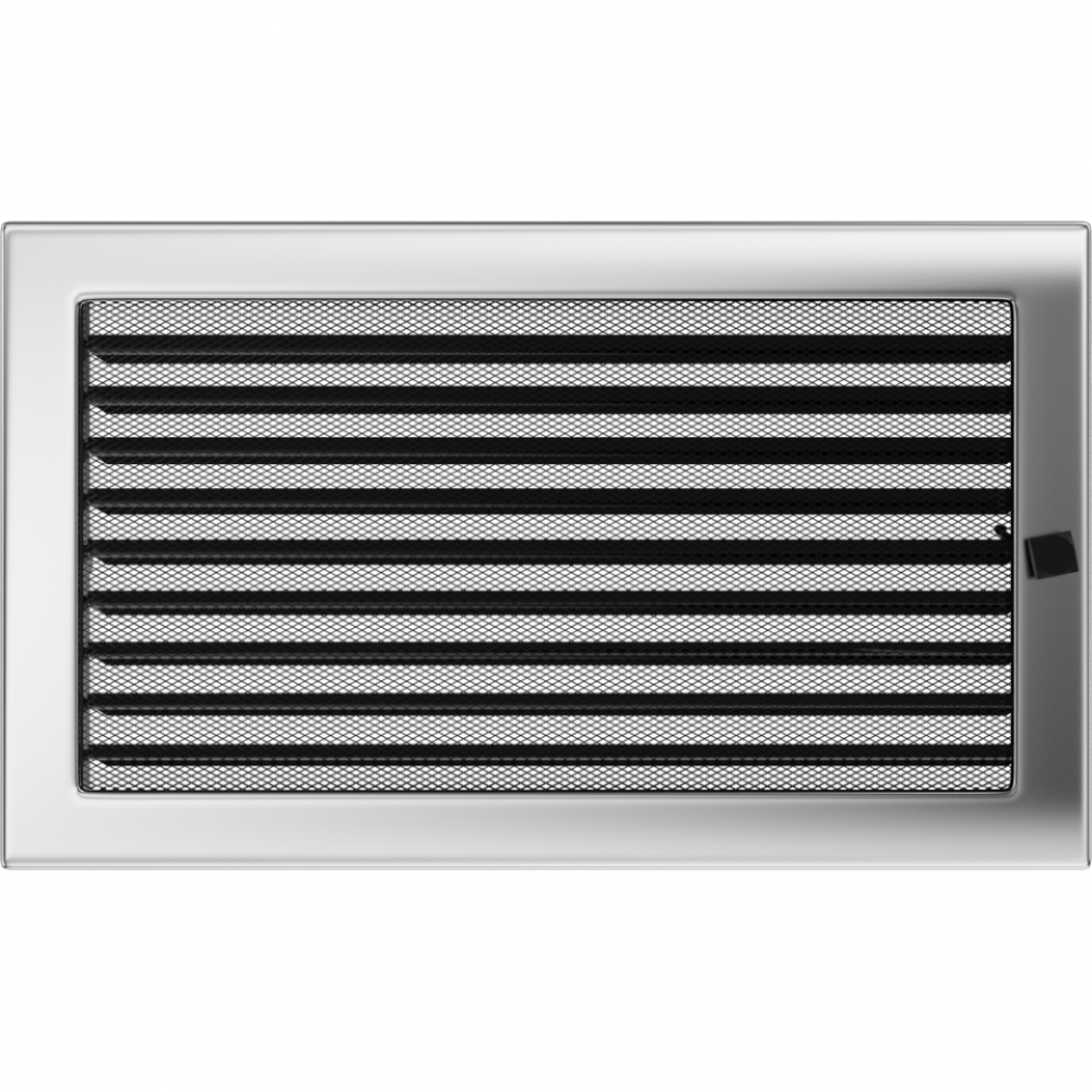 Решітка нікель з жалюзями 22x37, фото 1