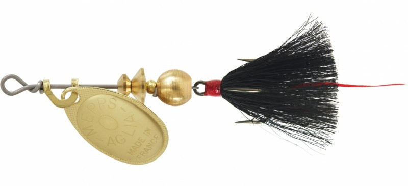 Блесна Mepps Aglia Mouche 0 Gold Black Fly