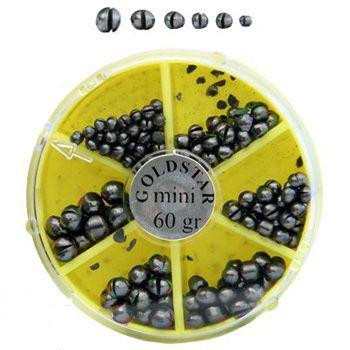 Набір грузил Дріб Kamasaki Mini 0.1-0.6г 60г